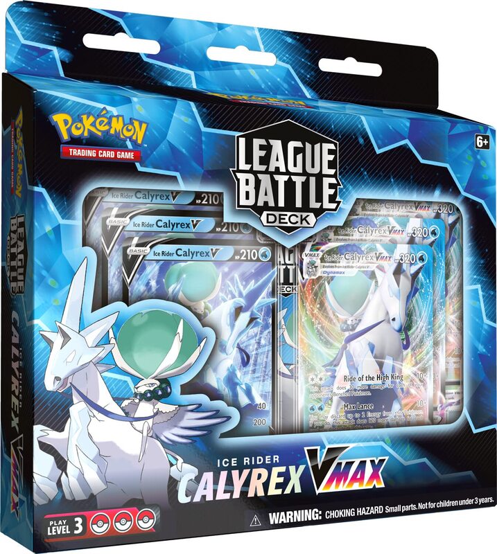Pokemon Ice Rider Calyrex V Max League Battle Deck Trading Card Game, Multicolour
Pokemon Ice Rider Calyrex V Max League Battle Deck Trading Card Game, Multicolour