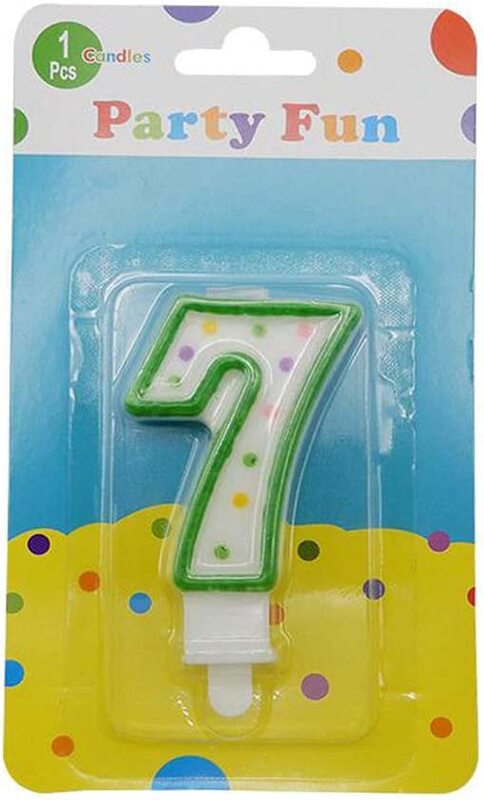 Generic Party Fun Number No "7" Candle for Happy Birthday Party, Anniversary & Others, White
Generic Party Fun Number No "7" Candle for Happy Birthday Party, Anniversary & Others, White