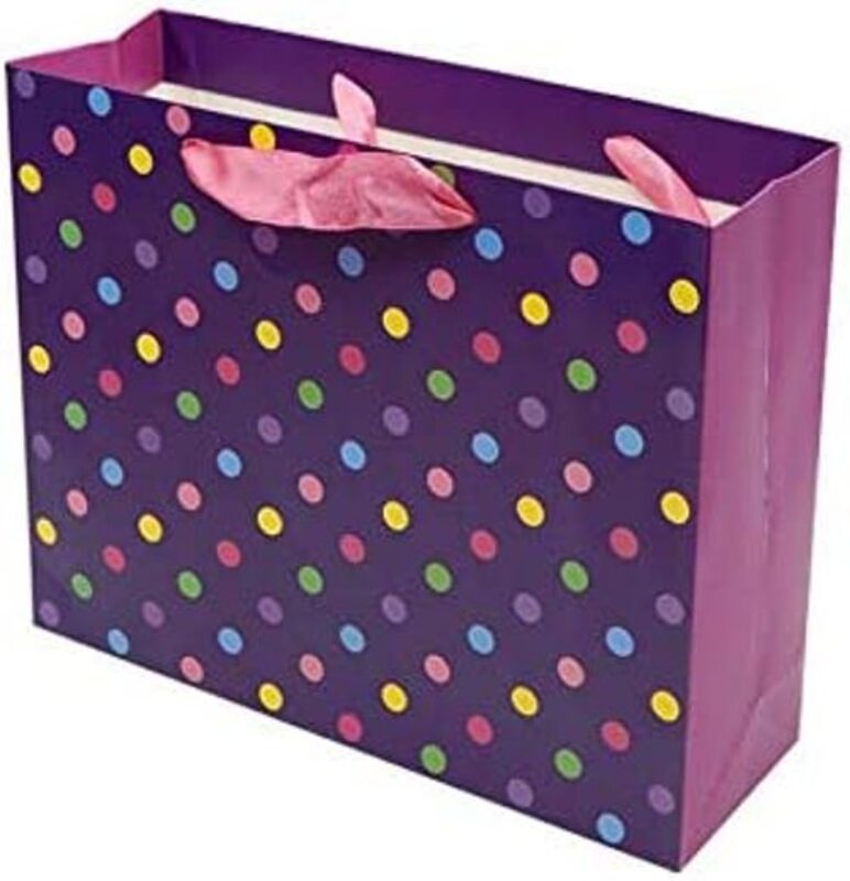 Generic Beautiful Paper Gift Bag Dot Design for Any Occasion, 20 x 25 x 08cm, Purple
Generic Beautiful Paper Gift Bag Dot Design for Any Occasion, 20 x 25 x 08cm, Purple