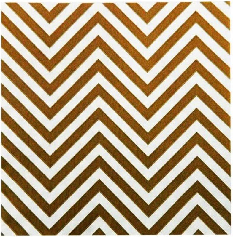 Party Fun Golden Line Printed 2 Ply Napkins for Any Parties, 20 Pieces, White/Gold
Party Fun Golden Line Printed 2 Ply Napkins for Any Parties, 20 Pieces, White/Gold