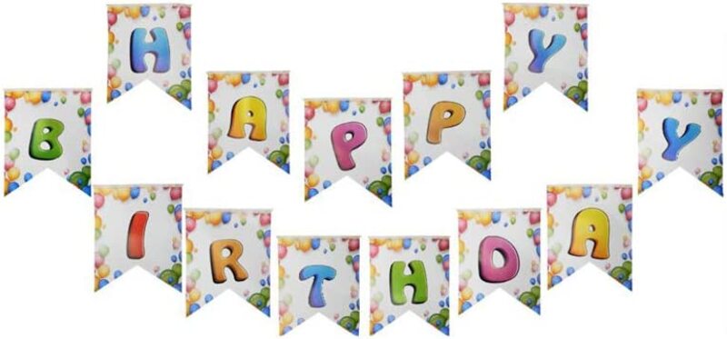 Party Fun Happy Birthday Letter Printed Banner for Party Props and Decorations, Multicolour
Party Fun Happy Birthday Letter Printed Banner for Party Props and Decorations, Multicolour
