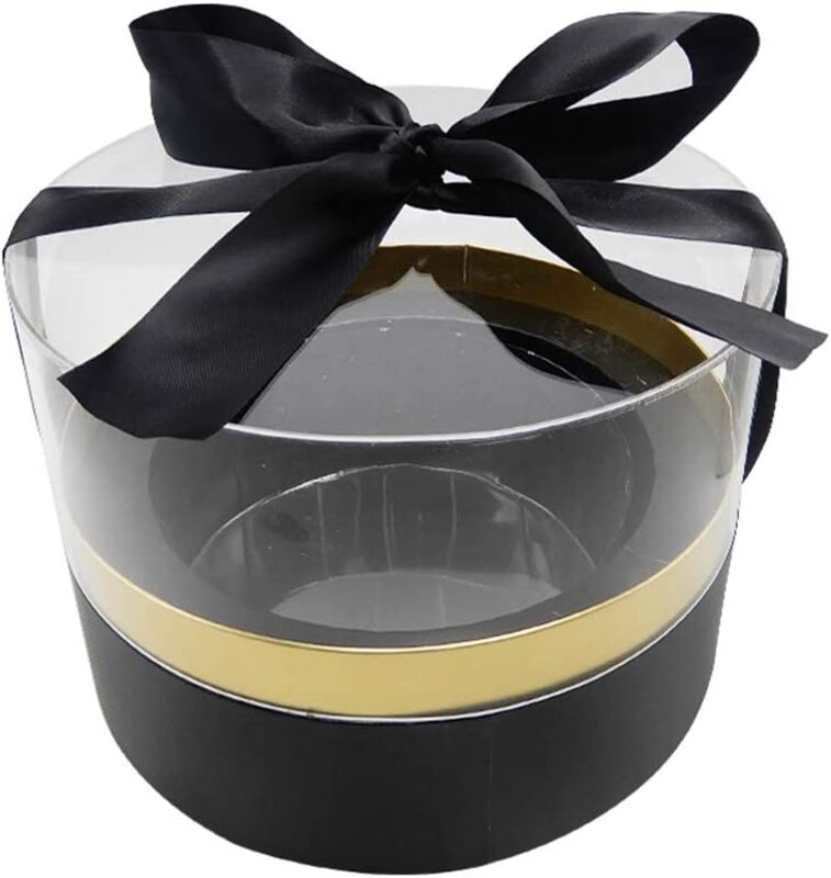 Luxury Acrylic Round Shaped Gift Box for Rose, Chocolates and Candies, All Ages, Black
Luxury Acrylic Round Shaped Gift Box for Rose, Chocolates and Candies, All Ages, Black