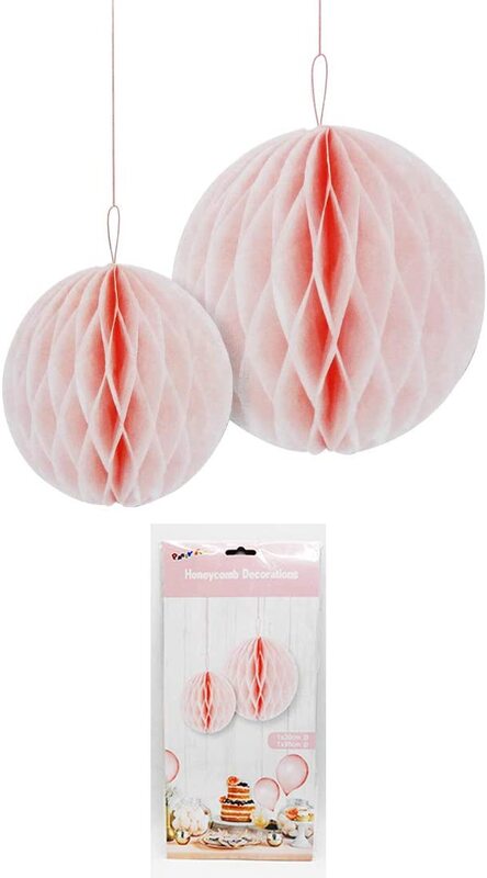 Generic Party Fun Beautiful & Attractive Honey Combed Decoration Ball Set, 2 Pieces, Light Pink
Generic Party Fun Beautiful & Attractive Honey Combed Decoration Ball Set, 2 Pieces, Light Pink