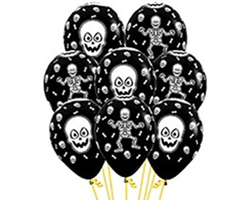 Sempertex 12-Inch Round Fashion All Over Skeleton Latex Balloons Set, 12-Piece, Black
Sempertex 12-Inch Round Fashion All Over Skeleton Latex Balloons Set, 12-Piece, Black