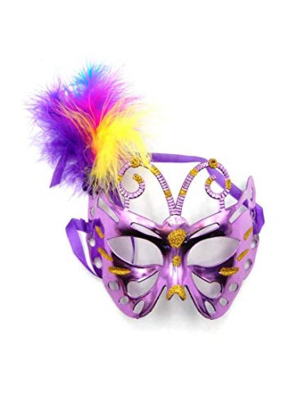Generic Beautiful Eye Mask with Feathers for Parties, Assorted Colours, All Ages
Generic Beautiful Eye Mask with Feathers for Parties, Assorted Colours, All Ages
