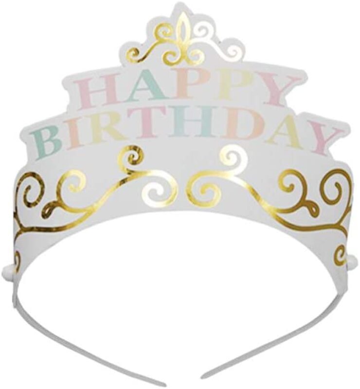 Generic Party Fun Happy Birthday Tiara Crown for Party Supplies and Decorations, 7 inch, 4 Pieces, All Ages, Multicolour
Generic Party Fun Happy Birthday Tiara Crown for Party Supplies and Decorations, 7 inch, 4 Pieces, All Ages, Multicolour