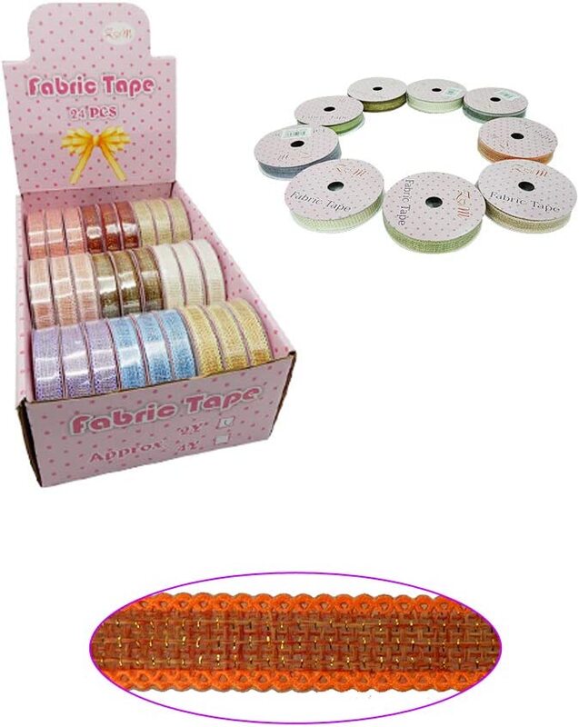 Multi-Purpose Polyester Beautiful Ribbons Set, 1.2 cm x 2 Yards, 27 Pieces, All Ages, Multicolour
Multi-Purpose Polyester Beautiful Ribbons Set, 1.2 cm x 2 Yards, 27 Pieces, All Ages, Multicolour