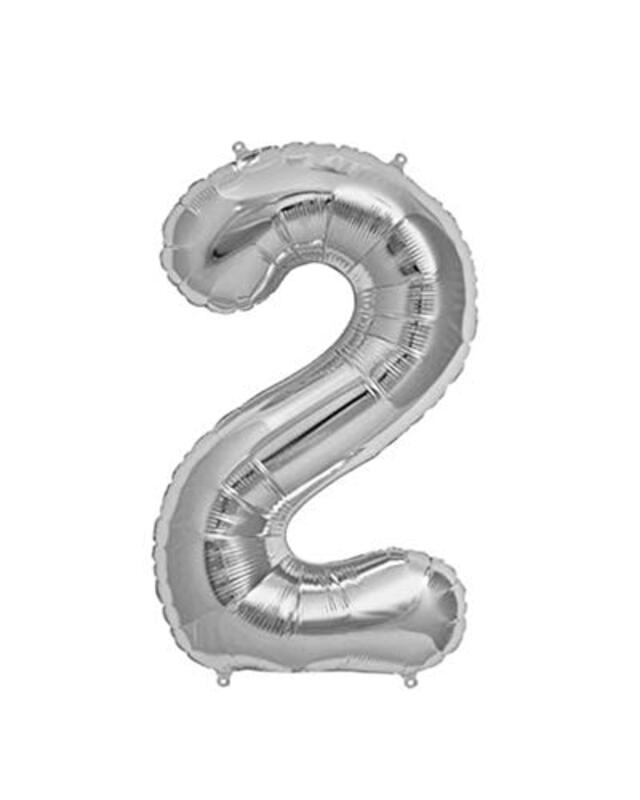 Big 40-Inch Silver Number 2 Foil Helium Balloons for Birthday Party Decoration for Adult/Kids, All Ages
Big 40-Inch Silver Number 2 Foil Helium Balloons for Birthday Party Decoration for Adult/Kids, All Ages