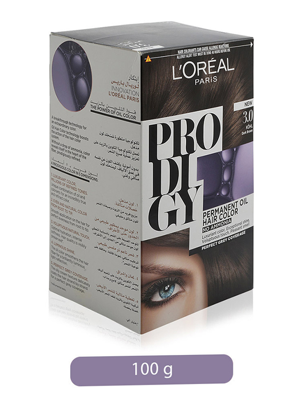 L'Oréal Paris L'Oreal Paris Prodigy Permanent Oil Hair Color, 3.0 Kohl, 100gm
L'Oréal Paris L'Oreal Paris Prodigy Permanent Oil Hair Color, 3.0 Kohl, 100gm