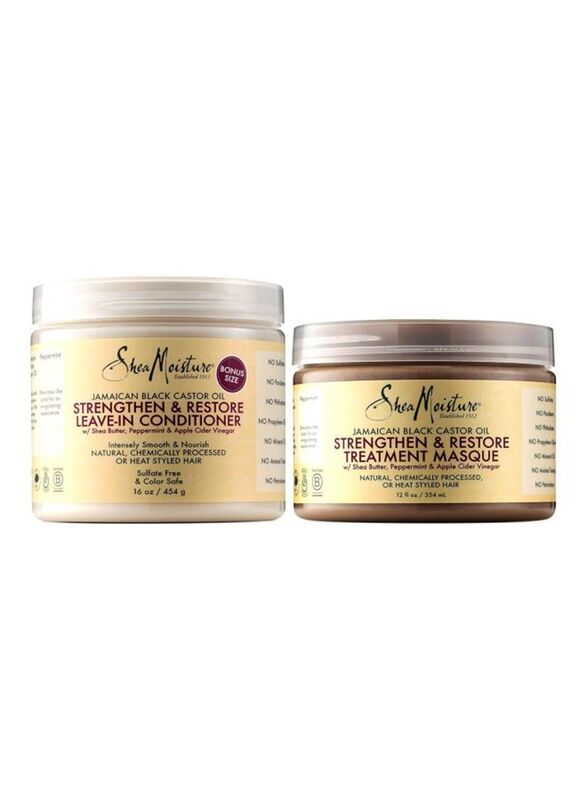 Shea Moisture Strengthen and Restore Conditioner Treatment Mask Set for All Hair Types
Shea Moisture Strengthen and Restore Conditioner Treatment Mask Set for All Hair Types