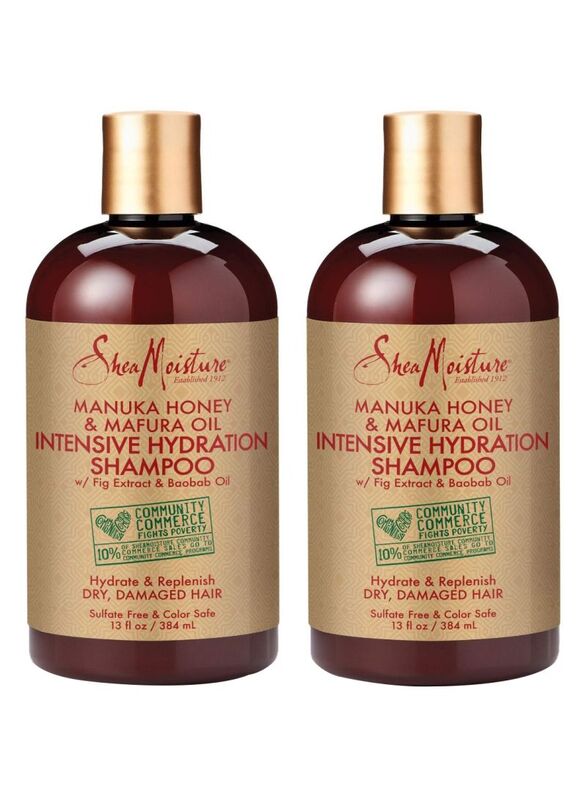 Shea Moisture Honey & Mafura Oil Intensive Hydration Shampoo Set for All Hair Types, 2 Piece
Shea Moisture Honey & Mafura Oil Intensive Hydration Shampoo Set for All Hair Types, 2 Piece