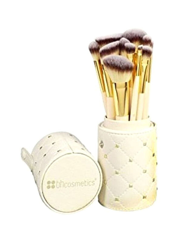 BH Cosmetics 12-Piece Studded Couture Makeup Brush With Storage Case, Beige/Gold/Brown
BH Cosmetics 12-Piece Studded Couture Makeup Brush With Storage Case, Beige/Gold/Brown