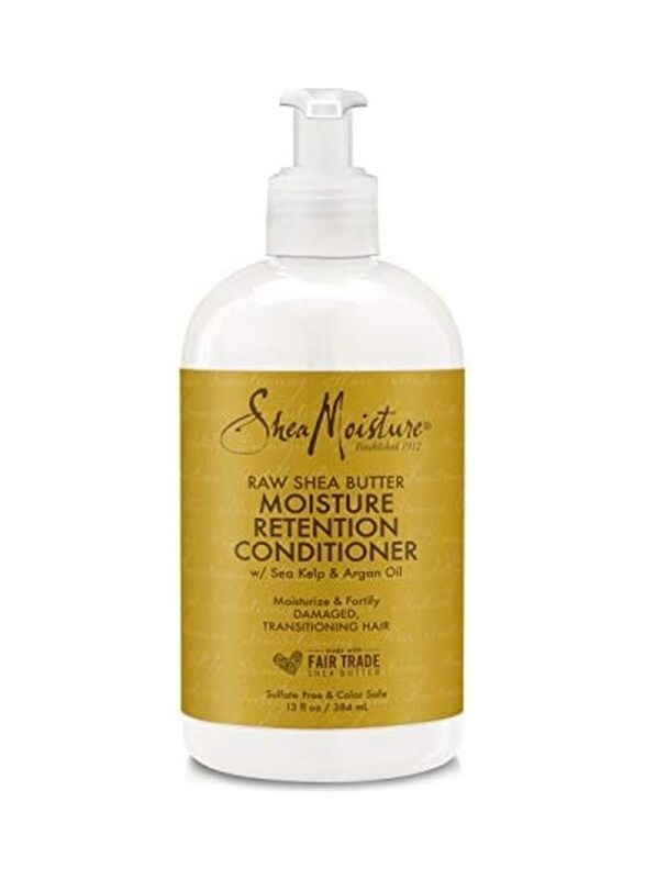 Shea Moisture Raw Shea Butter Moisture Retention Conditioner for All Hair Types, 13oz
Shea Moisture Raw Shea Butter Moisture Retention Conditioner for All Hair Types, 13oz