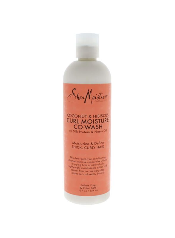Shea Moisture Coconut & Hibiscus Co-Wash Conditioning Cleanser for Curly Hair, 354ml
Shea Moisture Coconut & Hibiscus Co-Wash Conditioning Cleanser for Curly Hair, 354ml