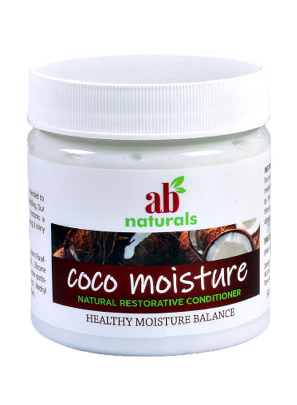 Ab Naturals Coco Moisture Natural Restorative Conditioner for All Hair Types, 500g
Ab Naturals Coco Moisture Natural Restorative Conditioner for All Hair Types, 500g