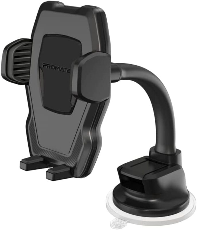 Unspecified Promate Car Phone Mount with 360-Degree Rotation Anti-Slip Suction Adjustable Gooseneck Arm for iPhone 14 Galaxy S22 Dash Mount, Black
Unspecified Promate Car Phone Mount with 360-Degree Rotation Anti-Slip Suction Adjustable Gooseneck Arm for iPhone 14 Galaxy S22 Dash Mount, Black