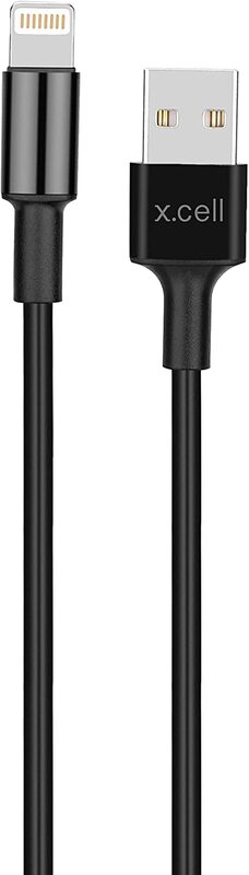 Xcell 2-Meter Lightning Cable, 20W USB Type A to Lightning, Heat Resistant Insulated Coating for Smartphones/Tablets, Black
Xcell 2-Meter Lightning Cable, 20W USB Type A to Lightning, Heat Resistant Insulated Coating for Smartphones/Tablets, Black