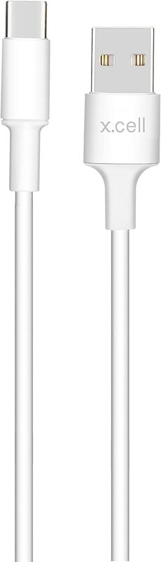 Xcell 2-Meter Type C Cable, 60W USB Type A to Type C, Heat Resistant Insulated Coating for Smartphones/Tablets, White
Xcell 2-Meter Type C Cable, 60W USB Type A to Type C, Heat Resistant Insulated Coating for Smartphones/Tablets, White