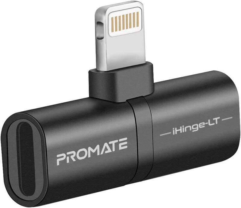 Promate 2-In-1 Lightning Splitter Connector, Lightning to Lightning for Smartphones/Tablets, Black
Promate 2-In-1 Lightning Splitter Connector, Lightning to Lightning for Smartphones/Tablets, Black