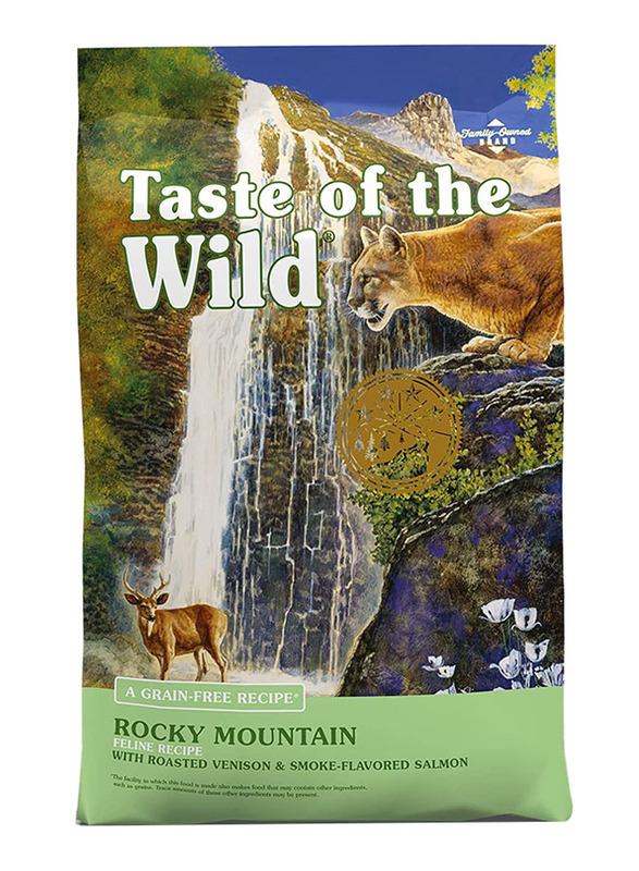 Taste of the Wild Rocky Mountain Feline Roasted Venison & Smoked Salmon Cat Dry Food, 6.35 Kg
Taste of the Wild Rocky Mountain Feline Roasted Venison & Smoked Salmon Cat Dry Food, 6.35 Kg