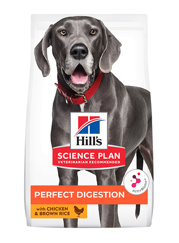Hill's Science Plan Large Adult Dog Dry Food with Chicken and Brown Rice, 14 Kg
Hill's Science Plan Large Adult Dog Dry Food with Chicken and Brown Rice, 14 Kg