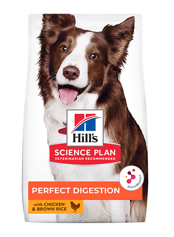Hill's Science Plan Perfect Digestion with Chicken and Brown Rice Medium Adult 1+ Dog Dry Food, 2.5Kg
Hill's Science Plan Perfect Digestion with Chicken and Brown Rice Medium Adult 1+ Dog Dry Food, 2.5Kg