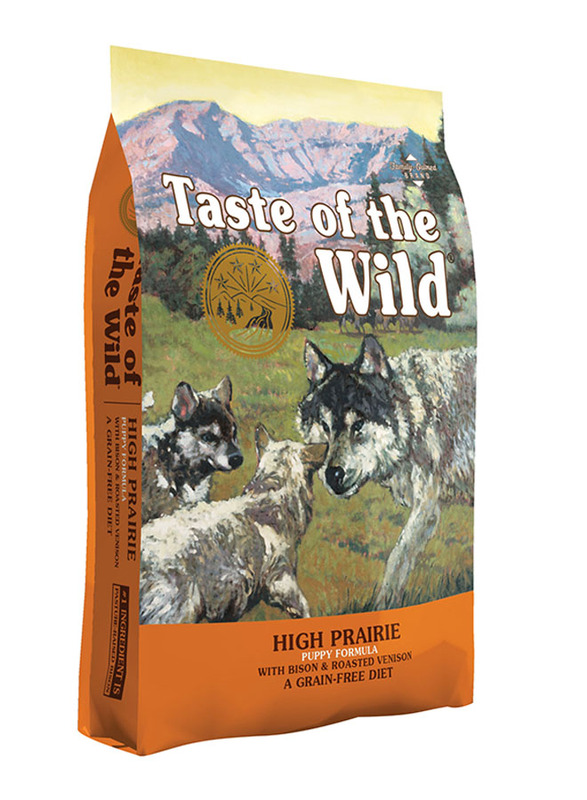 Taste of the Wild High prairie Puppy Recipe with Roasted Bison & Roasted Venison Dog Dry Food, 2.27Kg
Taste of the Wild High prairie Puppy Recipe with Roasted Bison & Roasted Venison Dog Dry Food, 2.27Kg