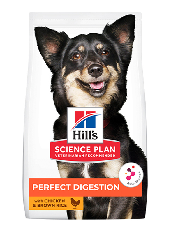 Hill's Science Plan Perfect Digestion with Chicken and Brown Rice Small & Mini Adult 1+ Dog Dry Food, 3Kg
Hill's Science Plan Perfect Digestion with Chicken and Brown Rice Small & Mini Adult 1+ Dog Dry Food, 3Kg