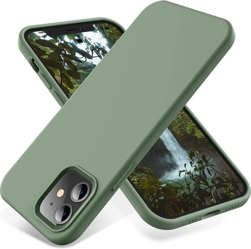 OTOFLY iPhone 12/iPhone 12 Pro Silky Ultra Soft Liquid Silicone Rubber Full Protective Case, Green
OTOFLY iPhone 12/iPhone 12 Pro Silky Ultra Soft Liquid Silicone Rubber Full Protective Case, Green