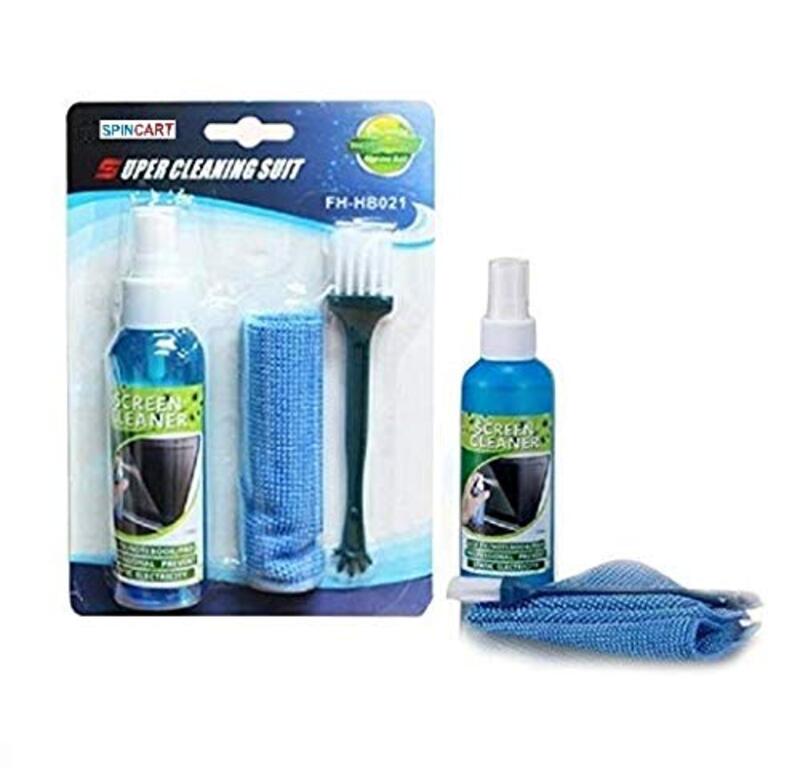Universal Spin Cart 3-in-1 Screen Cleaning Kit for Laptops/Mobiles/LCD/LED/Computers/ TV, Blue
Universal Spin Cart 3-in-1 Screen Cleaning Kit for Laptops/Mobiles/LCD/LED/Computers/ TV, Blue