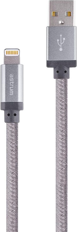 Astrum 1-Meter USB Type A to Lightning Cable with Lightning Mfi 1M Ac830 Braided, Black
Astrum 1-Meter USB Type A to Lightning Cable with Lightning Mfi 1M Ac830 Braided, Black