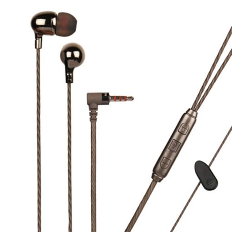 Hitage Extra Bass Wired In-Ear Headset With Mic, Lossless Noise Reduction And Volume Control Button, Black
Hitage Extra Bass Wired In-Ear Headset With Mic, Lossless Noise Reduction And Volume Control Button, Black