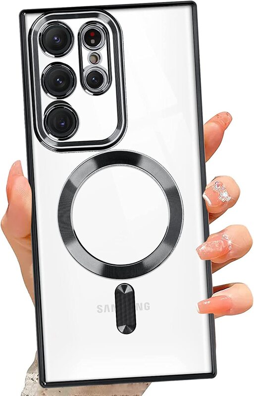 OOK Galaxy S23 Ultra Compatible with MagSafe Magnetic Full Camera Lens Protective Case, Clear
OOK Galaxy S23 Ultra Compatible with MagSafe Magnetic Full Camera Lens Protective Case, Clear