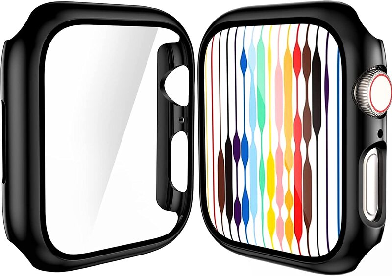 Ymhml Screen Protector Tempered Glass for Apple Watch Series 8 Series 7, 45mm, Black
Ymhml Screen Protector Tempered Glass for Apple Watch Series 8 Series 7, 45mm, Black