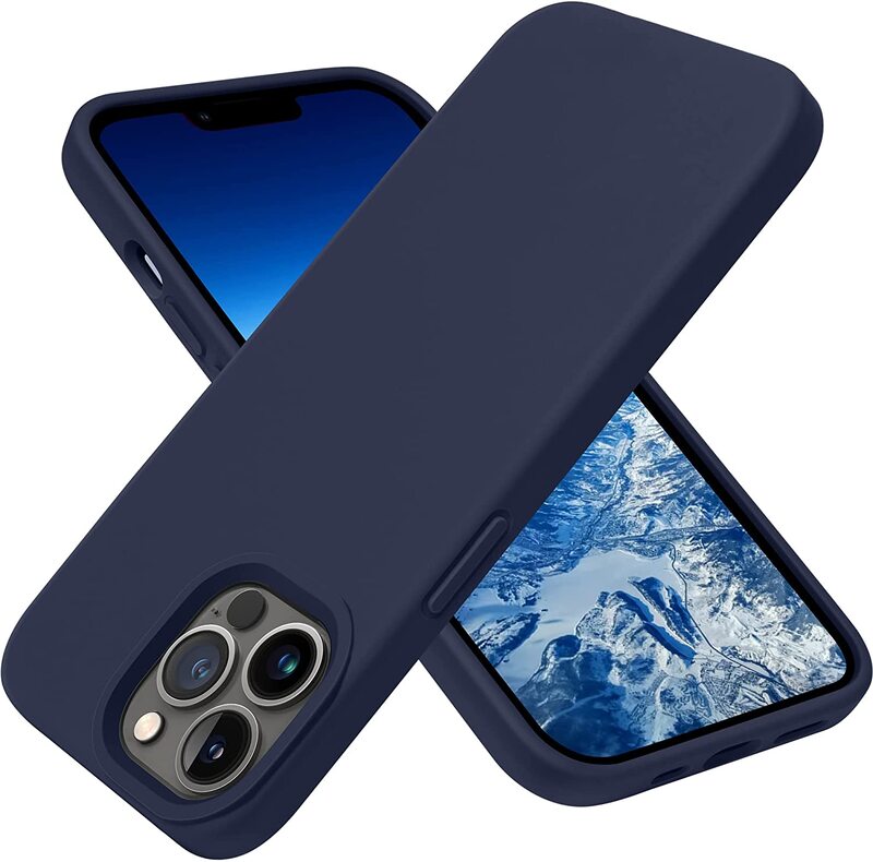 Otofly Apple iPhone 13 Pro Max Silicone Shockproof Mobile Phone Case Cover, Midnight Blue
Otofly Apple iPhone 13 Pro Max Silicone Shockproof Mobile Phone Case Cover, Midnight Blue