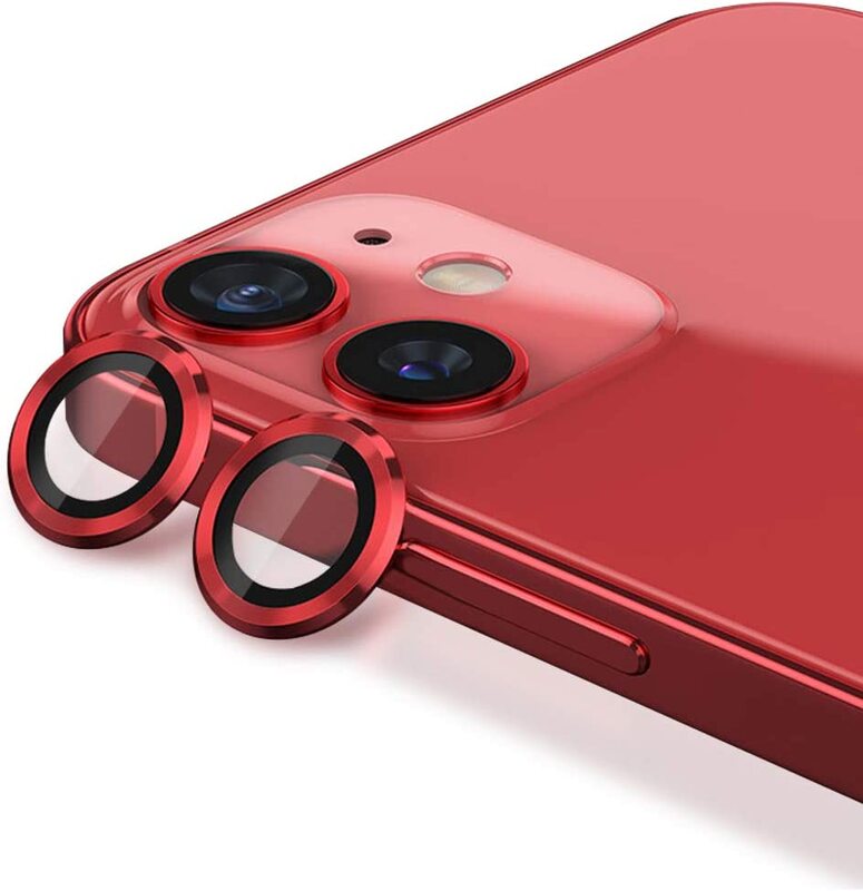 Cloudvalley Apple iPhone 12/12 Mini/11 Aluminum Alloy Camera Lens Protector, 2 Pieces, Red
Cloudvalley Apple iPhone 12/12 Mini/11 Aluminum Alloy Camera Lens Protector, 2 Pieces, Red
