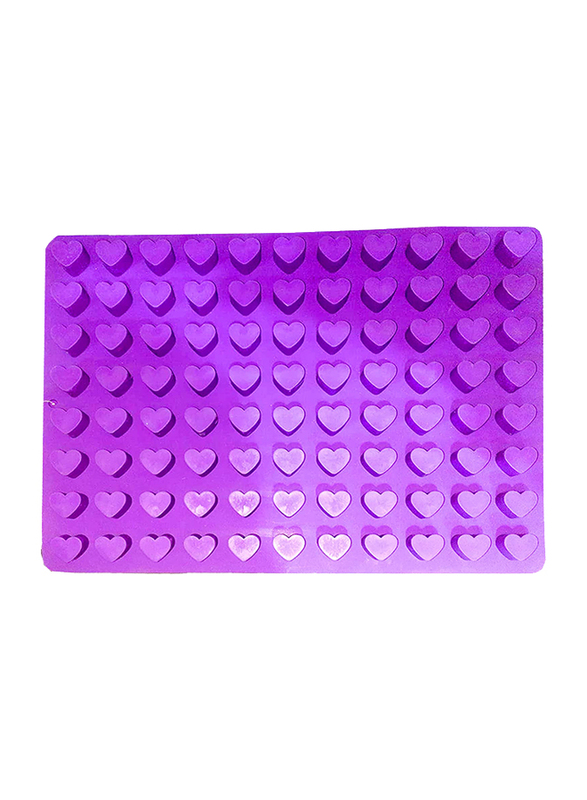 Generic 38cm 88-Hole Silicone Non-Stick Heart Shape Chocolate Baking Mould, Purple
Generic 38cm 88-Hole Silicone Non-Stick Heart Shape Chocolate Baking Mould, Purple
