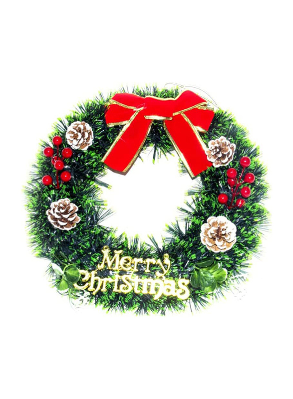 Generic Merry Christmas Wreaths Handmade Christmas Garlands with Bowknot, 30cm, Green
Generic Merry Christmas Wreaths Handmade Christmas Garlands with Bowknot, 30cm, Green