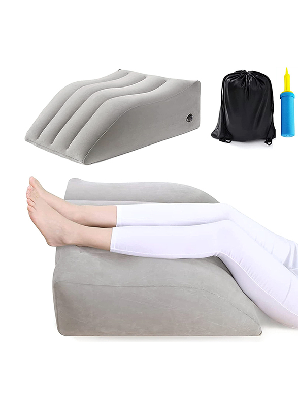Hymic Inflatable Leg Elevation Pillow Wedge Pillows for Sleeping, Comfort Leg Pillows Improve Circulation, Grey
Hymic Inflatable Leg Elevation Pillow Wedge Pillows for Sleeping, Comfort Leg Pillows Improve Circulation, Grey
