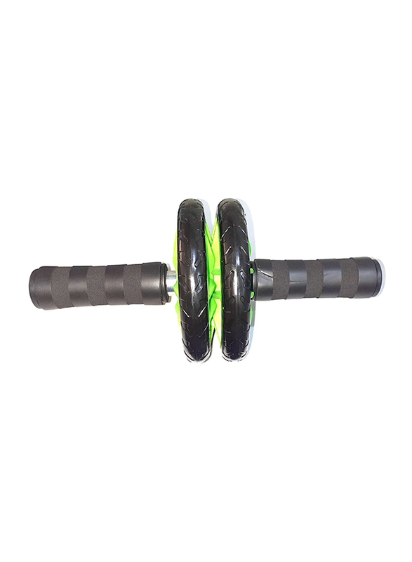 Ab Wheel Roller with Knee Mat Double Set with Dual Fitness Strength Training Modes, Large, Black/Green
Ab Wheel Roller with Knee Mat Double Set with Dual Fitness Strength Training Modes, Large, Black/Green