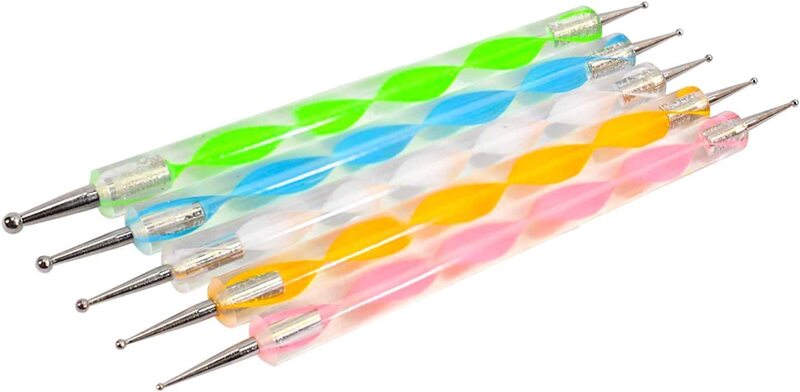 generic 5pcs 2way Nail Art Design Set Dotting Painting Drawing Brush Polish Marbleizing Pen Tools on Natural nails polish plastics kit
generic 5pcs 2way Nail Art Design Set Dotting Painting Drawing Brush Polish Marbleizing Pen Tools on Natural nails polish plastics kit