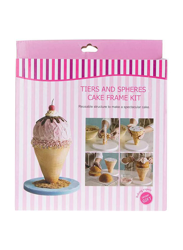 Generic 25-Piece Cake Tiers & Shapers Baking Decorating Tools Kits with Turntable Stand, Multicolour
Generic 25-Piece Cake Tiers & Shapers Baking Decorating Tools Kits with Turntable Stand, Multicolour