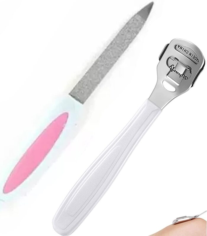 generic Foot Files for Hard Skin with Blade, Stainless Steel Tool Nail Filer & Cuticle Cutter Sapphire Nail File
generic Foot Files for Hard Skin with Blade, Stainless Steel Tool Nail Filer & Cuticle Cutter Sapphire Nail File