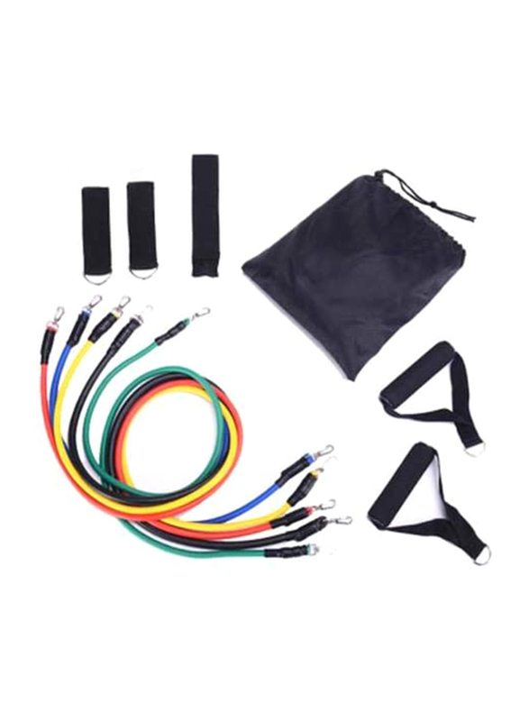 Generic Latex Resistance Bands Fitness Exercise Tube Rope Set Yoga ABS P90X Workout, 11 Pieces, Multicolour
Generic Latex Resistance Bands Fitness Exercise Tube Rope Set Yoga ABS P90X Workout, 11 Pieces, Multicolour