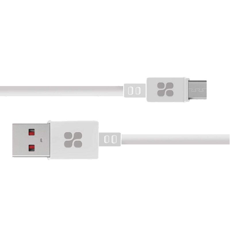 Promate 2-Meter Premium Micro USB Cable, Micro USB to USB Type A for All Micro-USB Enabled Devices, White
Promate 2-Meter Premium Micro USB Cable, Micro USB to USB Type A for All Micro-USB Enabled Devices, White