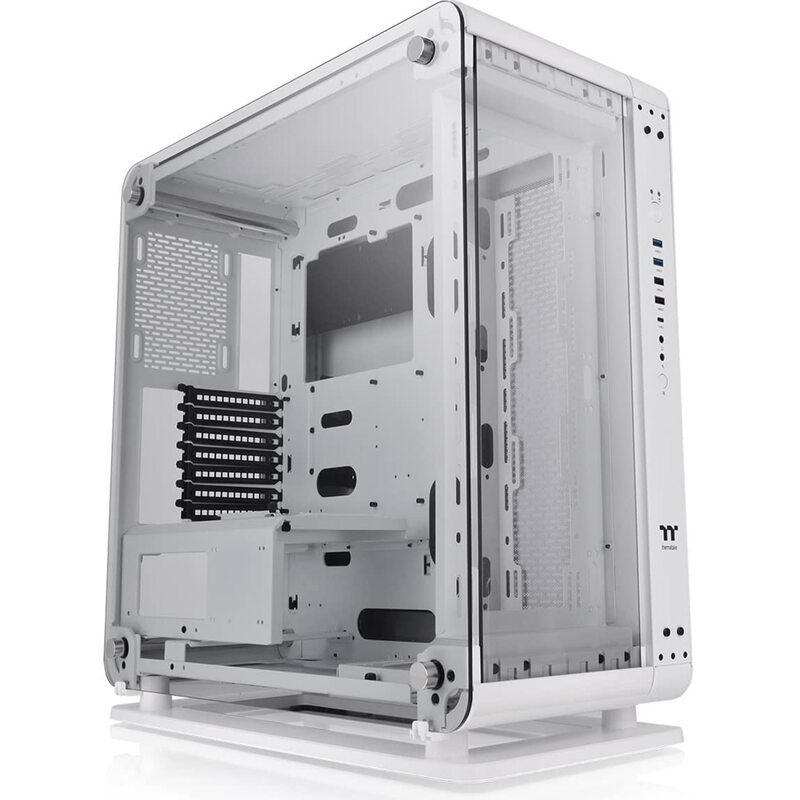 Thermaltake The Core P6 TG Snow Edition transformable ATX Mid Tower Fully Modular Computer Case with Tt LCS Certification, CA-1V2-00M6WN-00, White
Thermaltake The Core P6 TG Snow Edition transformable ATX Mid Tower Fully Modular Computer Case with Tt LCS Certification, CA-1V2-00M6WN-00, White