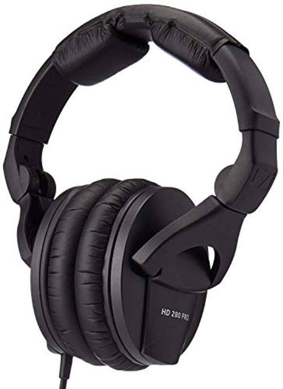 Sennheiser HD-280 Pro Circumaural Closed-Back Wired Over-Ear Monitor Headphones, Black
Sennheiser HD-280 Pro Circumaural Closed-Back Wired Over-Ear Monitor Headphones, Black