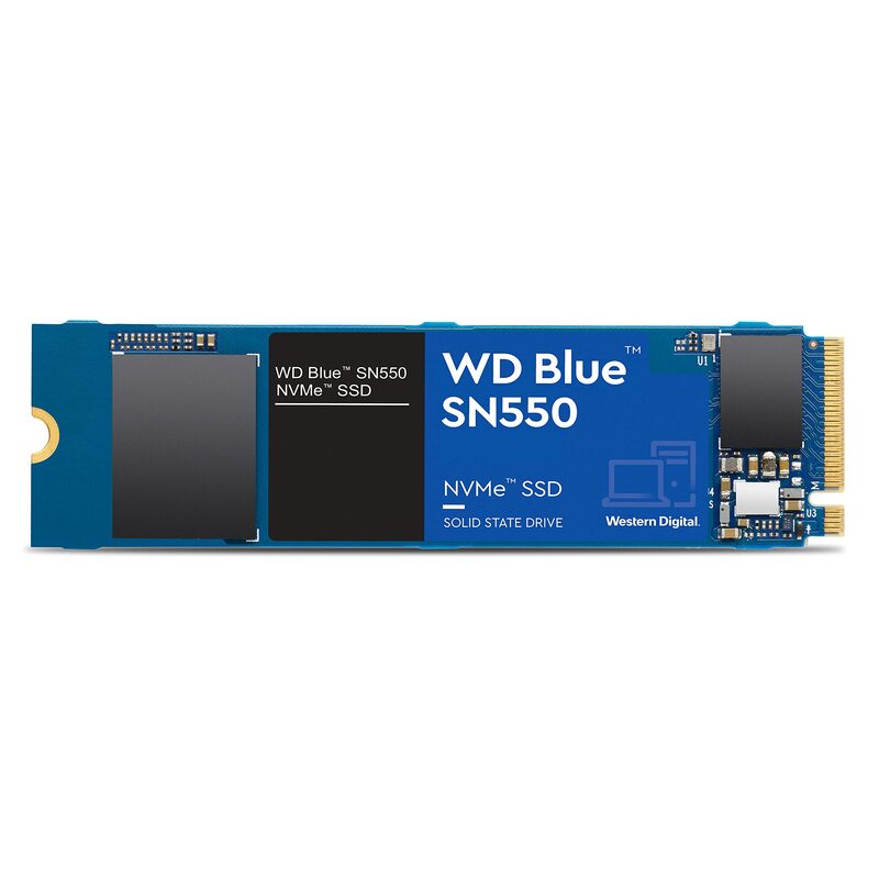Western Digital 250GB SN550, NVMe Internal SSD, Gen3 X4 Pcie 8GB/S, M.2 2280, 3D Nand, Up To 2,400 Mb/S, Blue
Western Digital 250GB SN550, NVMe Internal SSD, Gen3 X4 Pcie 8GB/S, M.2 2280, 3D Nand, Up To 2,400 Mb/S, Blue