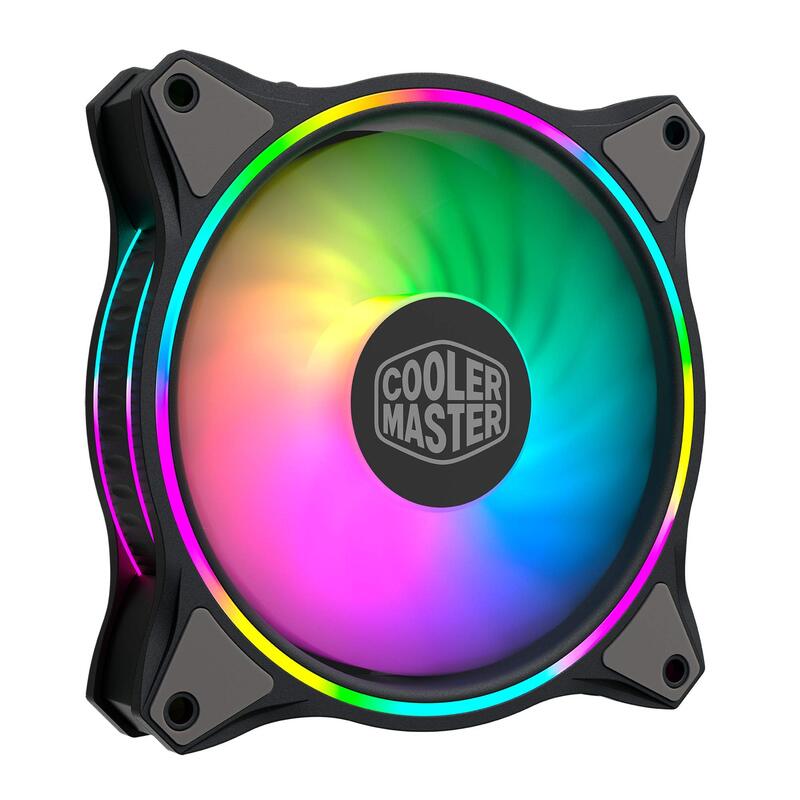 Cooler Master Master Fan MF140 Halo Duo-Ring ARGB Lighting Fan, 24 Independently LEDs, PWM Static Pressure Fan, Absorbing Pads for Computer Case & Liq
Cooler Master Master Fan MF140 Halo Duo-Ring ARGB Lighting Fan, 24 Independently LEDs, PWM Static Pressure Fan, Absorbing Pads for Computer Case & Liq