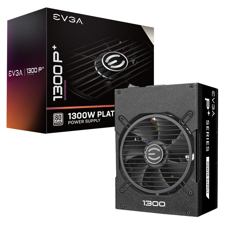 EVGA Supernova 220-PP-1300-X1 1300 P+, 80+ Platinum 1300W, Fully Modular, 10 Year Warranty, Includes Free Power On Self Tester Power Supply
EVGA Supernova 220-PP-1300-X1 1300 P+, 80+ Platinum 1300W, Fully Modular, 10 Year Warranty, Includes Free Power On Self Tester Power Supply